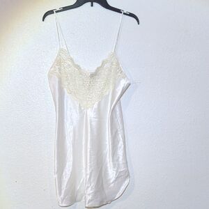 Pearl Color Laced Slip